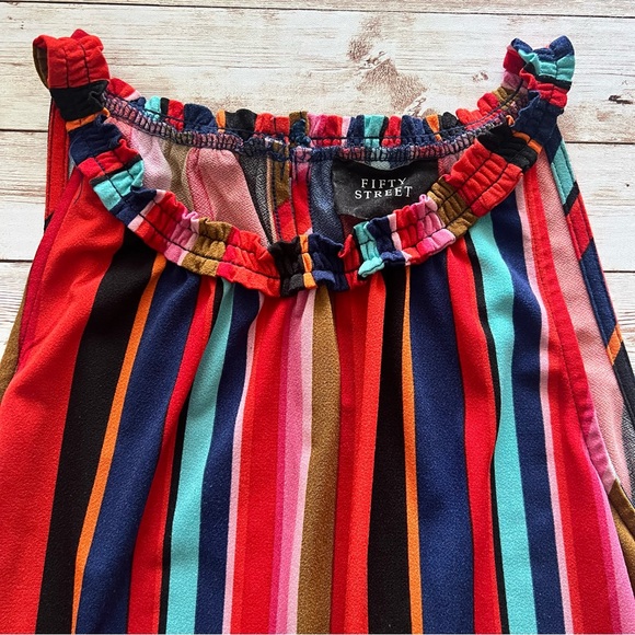 Striped peplum tank top (size XL) - Picture 7 of 7